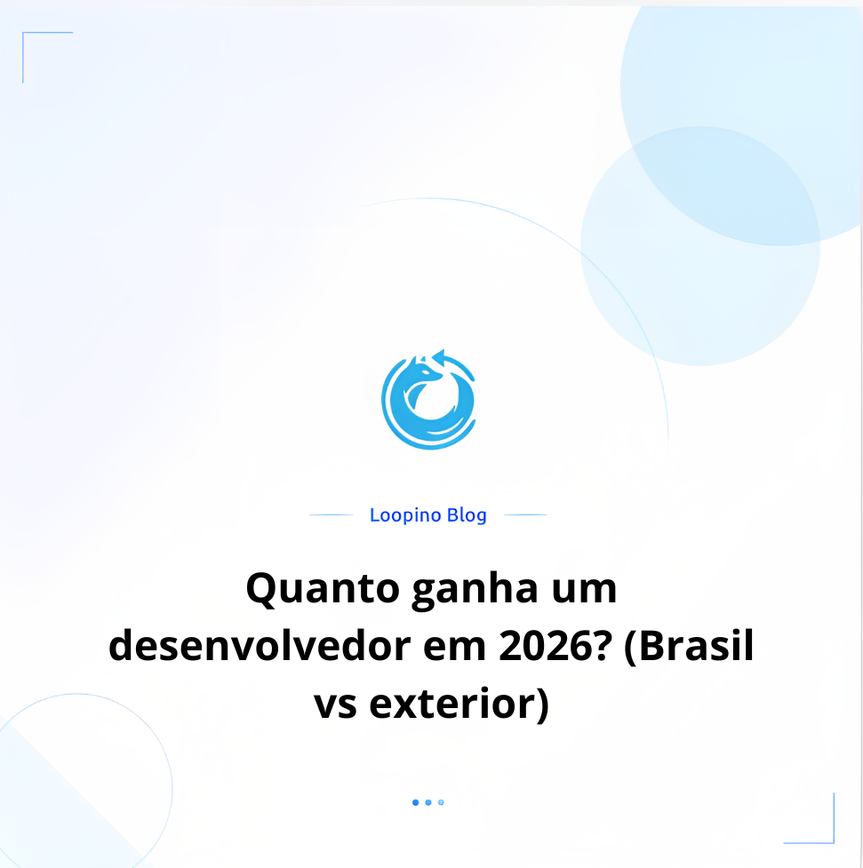 Quanto ganha um desenvolvedor em 2026? (Brasil vs exterior)