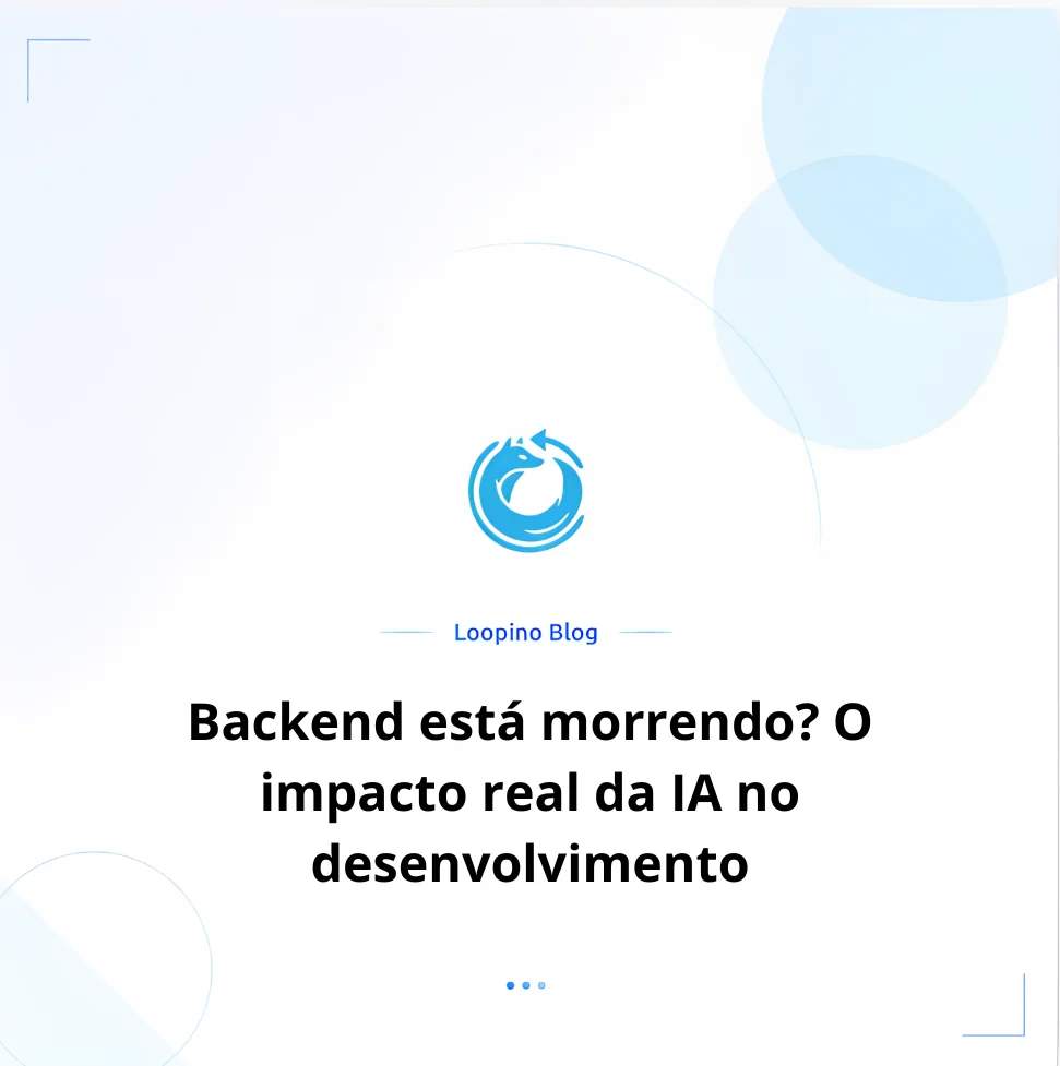 Backend está morrendo? O impacto real da IA no desenvolvimento