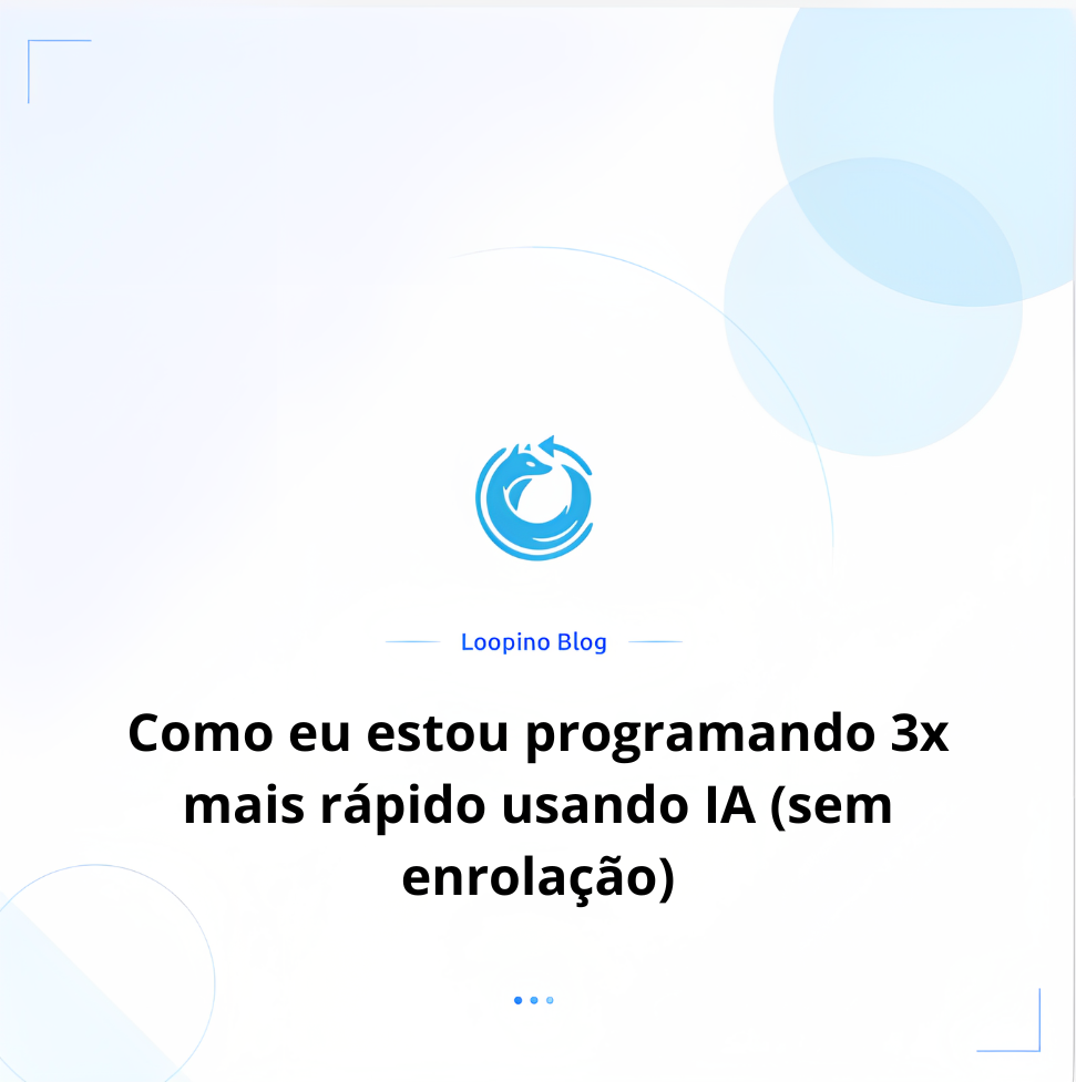 Como eu estou programando 3x mais rápido usando IA (sem enrolação)