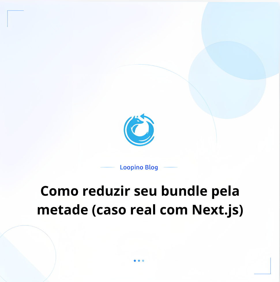 Como reduzir seu bundle pela metade (caso real com Next.js)